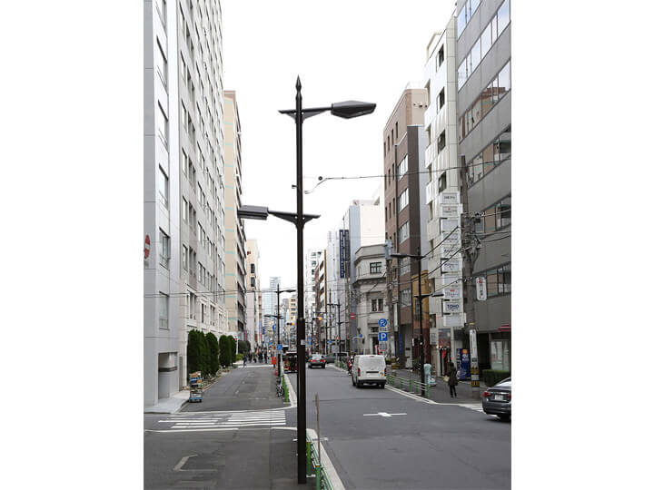 日本橋堀留町のLEDデザイン道路照明
